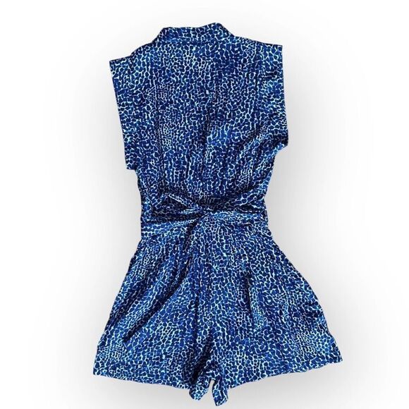 French Connection Angela Animal Jumpsuit Romper 0/2 NWT - Picture 7 of 10